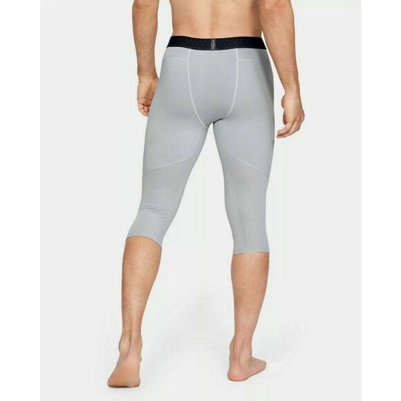 Under Armour 134996 011 Men's Sz 2XLT - Tall Gray Rush Select Knee Tights - Picture 2 of 4